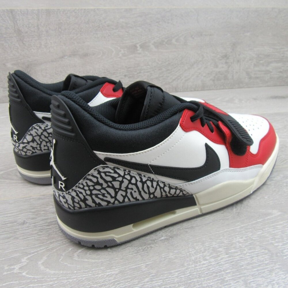 Air Jordan Legacy 312 Low Sneakers Men's Size 13 Black White Red NEW - Picture 8 of 15